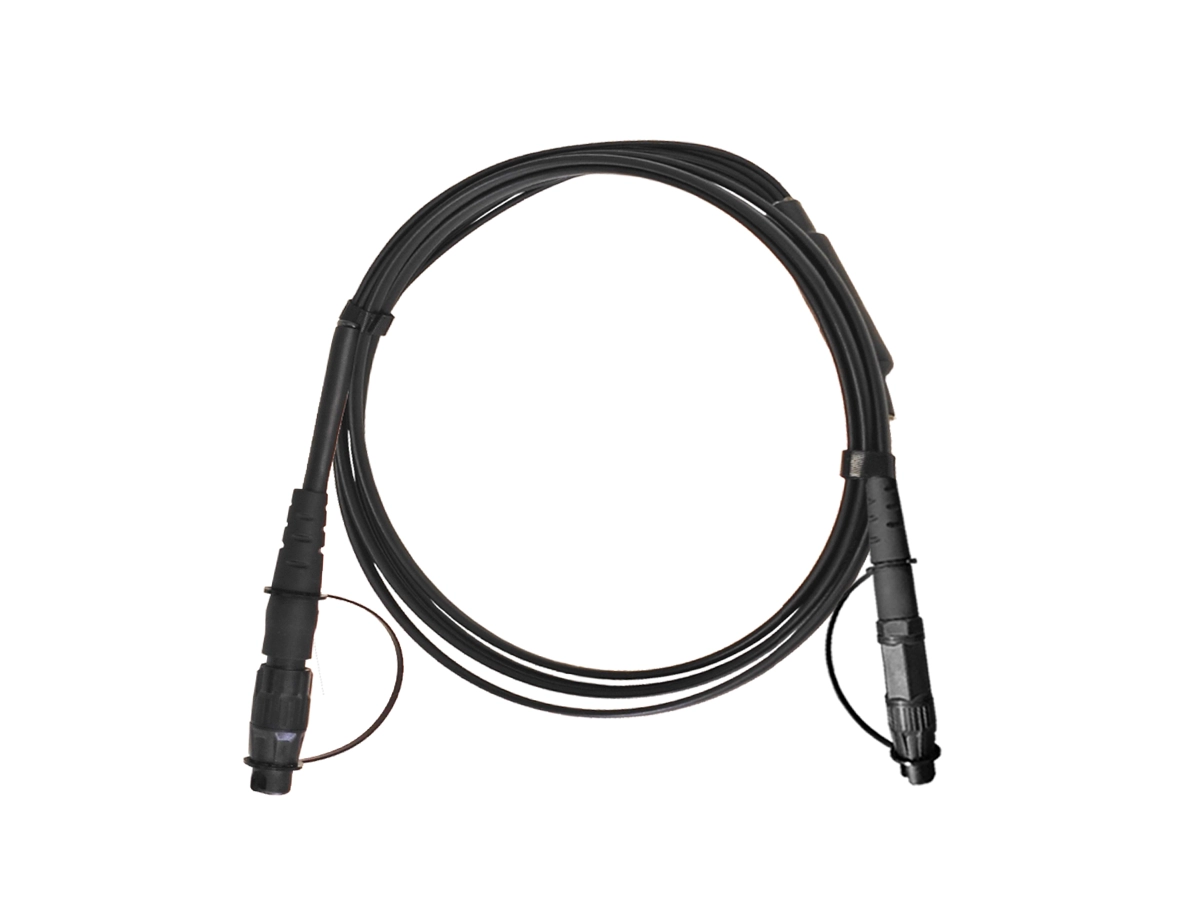 DYS HM mpo waterproof outdoor cable assembly with male plug and female socket